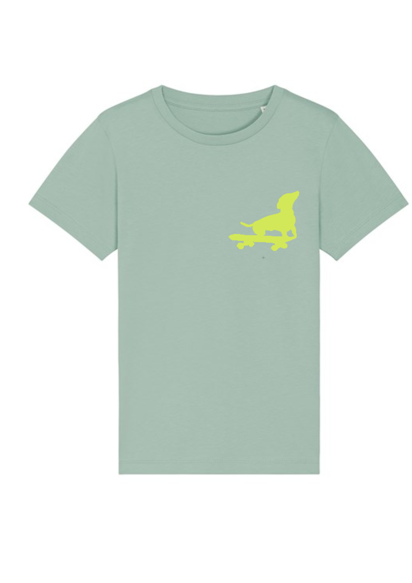Small Dog on Skateboard T shirt // Aloe and Lemon