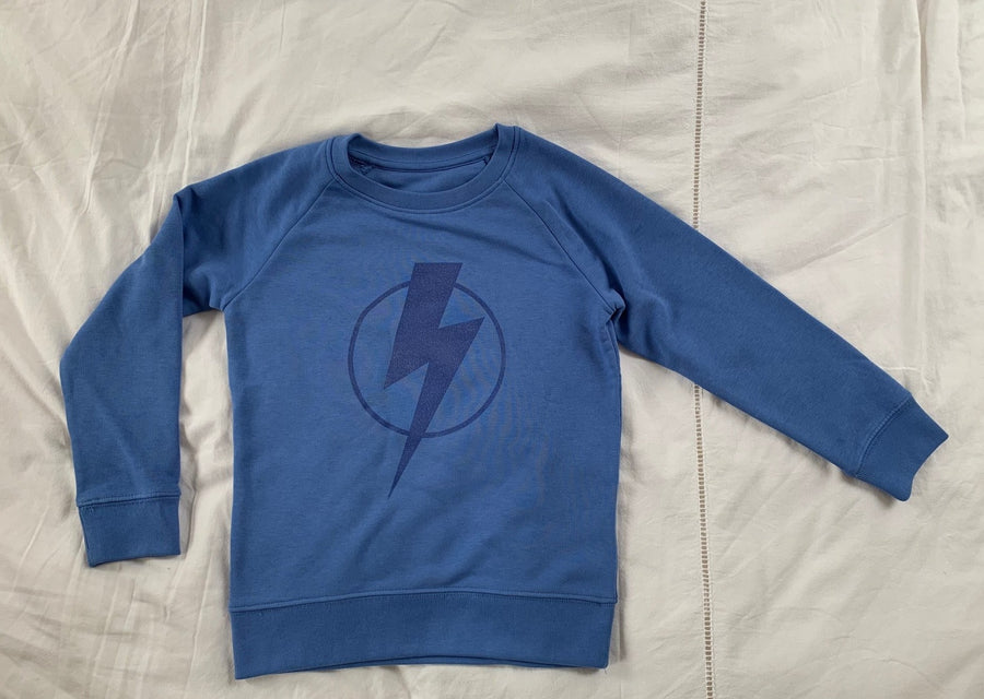 blue flash kids sweatshirt