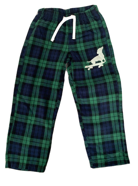 Navy/Green Check Pyjama Pants