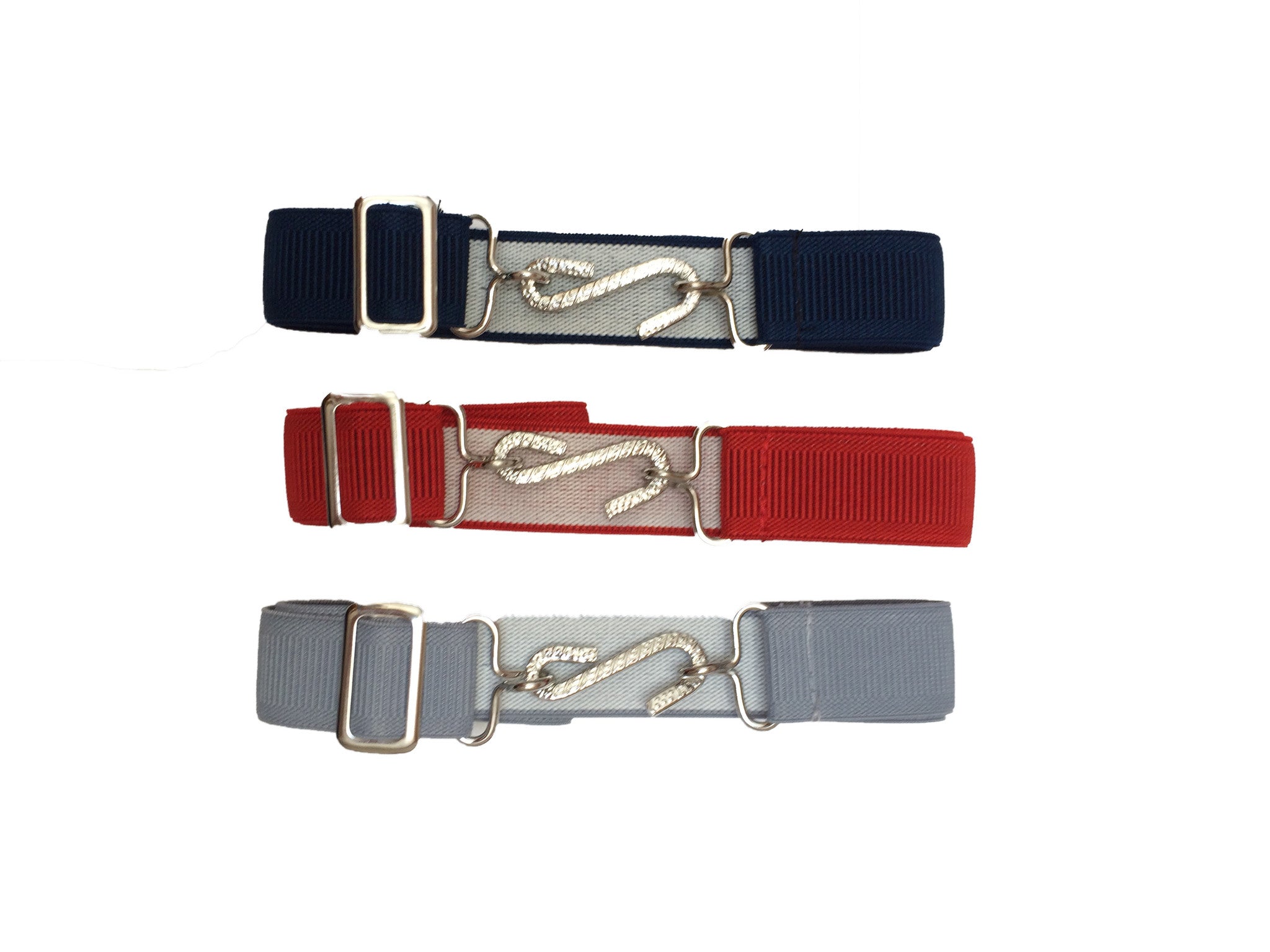 Black and Navy Snake Belts - suitable for school!