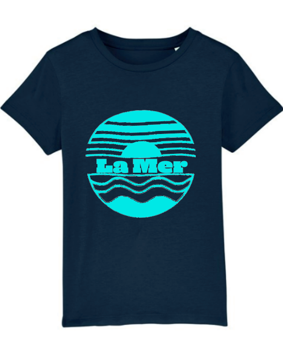 "La Mer" in Navy and Turquoise